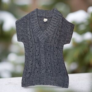 Vintage Mudd Chunky Knit Sweater Vest | Size Juniors M | Y2K Cable Knit